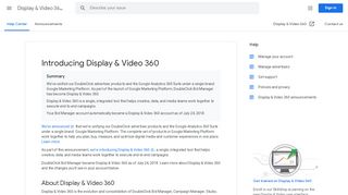 
                            6. Introducing Display & Video 360 - Display & Video …