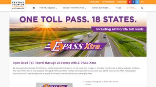 
                            10. Introducing E-PASS Xtra | Central Florida Expressway Authority