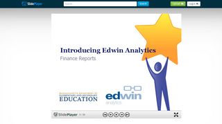 
                            8. Introducing Edwin Analytics Finance Reports. Edwin Analytics ...