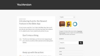 
                            8. Introducing Events, the Newest Feature in the Bible App ...