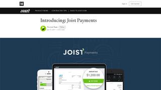 
                            1. Introducing: Joist Payments - Joist