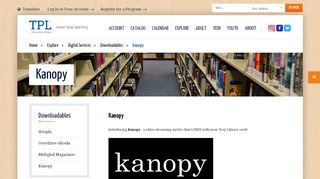 
                            2. Introducing Kanopy a video streaming service that s FREE ...