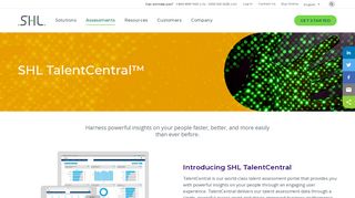 
                            2. Introducing SHL TalentCentral - SHL