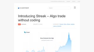 
                            4. Introducing Streak - Algo trade without coding – Z-Connect by ...