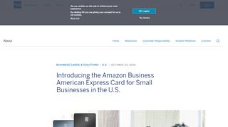 
                            9. Introducing the Amazon Business American Express Card for ...