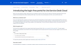 
                            3. Introducing the login-free portal for Jira Service Desk ...