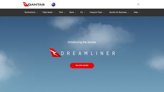 
                            9. Introducing the Qantas Dreamliner.