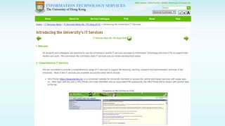 
                            3. Introducing the University's IT Services | Information ...