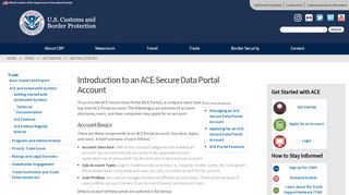 
                            2. Introduction to an ACE Secure Data Portal Account | U.S. Customs and ...