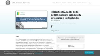 
                            4. Introduction to ARC; The digital platform to improve ... - USGBC