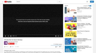 
                            8. Introduction to Azure DevOps - YouTube