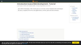 
                            6. Introduction to Java Web development - Tutorial