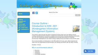 
                            4. Introduction to KIM - 801 - Kindergarten IT Program