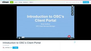 
                            5. Introduction to OSC's Client Portal on Vimeo