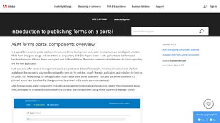 
                            1. Introduction to publishing forms on a portal - Adobe Help Center