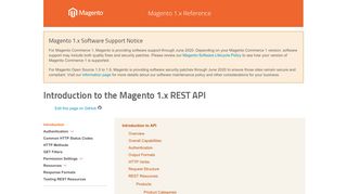 
                            4. Introduction to the Magento 1.x REST API - Magento DevDocs