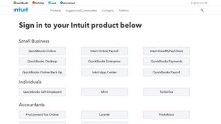 
                            2. Intuit® Sign in: Sign in to Access Your Intuit Products Account