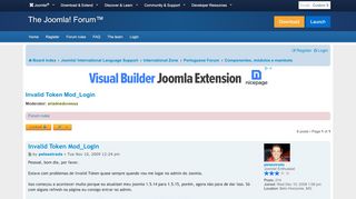 
                            8. Invalid Token Mod_Login - Joomla! Forum - community, help ...