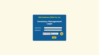 
                            5. Inventory Management Login