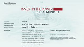 
                            8. Invest In The Power Of Disruption | Janus Henderson Investors