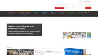 
                            3. Investe SP - Portal de Investimentos do Estado de São Paulo