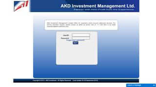 
                            2. Invester Login - AKD Investment Management Limited