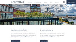 
                            5. Investor Login | Silverpeak