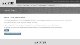 
                            4. Investor Login | Virtus Investment Partners