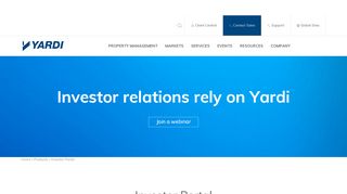 
                            5. Investor Portal - Yardi Systems Inc.