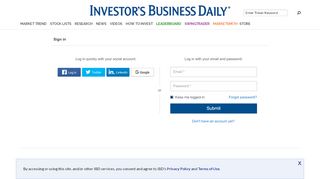 
                            8. Investor's Business Daily | Login