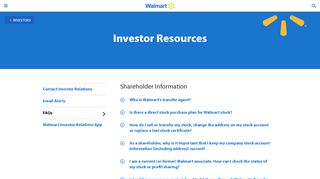 
                            8. Investors - Investor Resources ... - Walmart Investor Relations