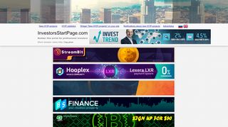 
                            7. InvestorsStartPage.com - new HYIP-projects with ...