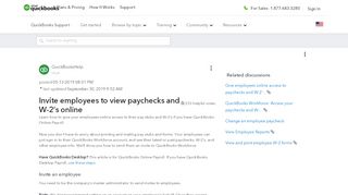 
                            2. Invite employees to view paychecks and W-2's ... - QuickBooks