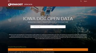 
                            3. Iowa Department of Transportation - Open Data