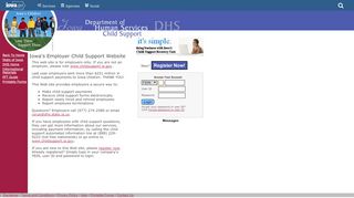 
                            6. Iowa DHS Employer Site - secureapp.dhs.state.ia.us