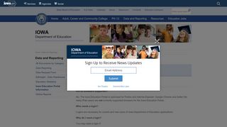 
                            2. Iowa Education Portal Information | Iowa Department of Education