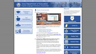 
                            2. Iowa ELPA21 Portal