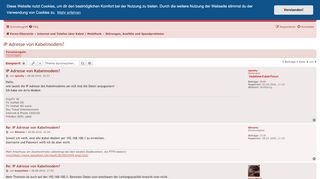 
                            9. IP Adresse von Kabelmodem? - Inoffizielles Vodafone-Kabel ...