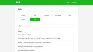 
                            2. iPad - Help Center | LINE