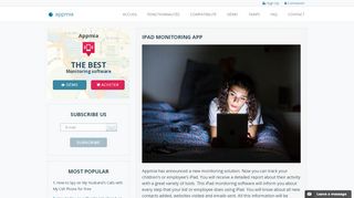 
                            7. iPad Monitoring Software - Appmia iPad Spy App