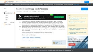 
                            8. iphone - Facebook login in app xcode? - Stack Overflow