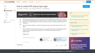 
                            5. iphone - How to create WiFi popup login page - Stack Overflow