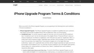                               10. iPhone Upgrade Program Terms and Conditions - Apple