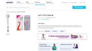 
                            2. Ipill 1.5 MG Tablet - Uses, Dosage, Side Effects, Price ... - Practo