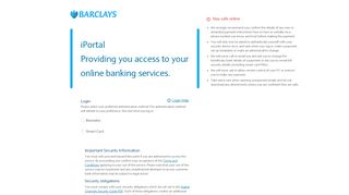 
                            10. iPortal | Barclays - Login