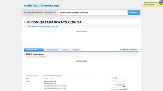 
                            7. iprism.qatarairways.com.qa at WI. BIG-IP logout page - Website Informer