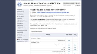 
                            7. IPSD 204: eSchoolPlus Home Access Center