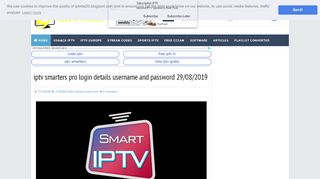 
                            10. iptv smarters pro login details username and password 23 ...