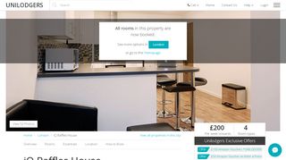 
                            10. iQ Raffles House, London Student Accommodation | Unilodgers.com