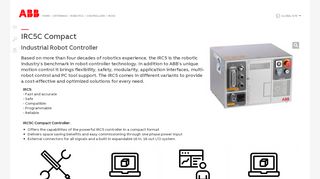 
                            1. IRC5C - Controllers - Robotics | ABB